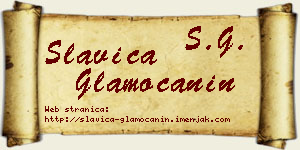 Slavica Glamočanin vizit kartica